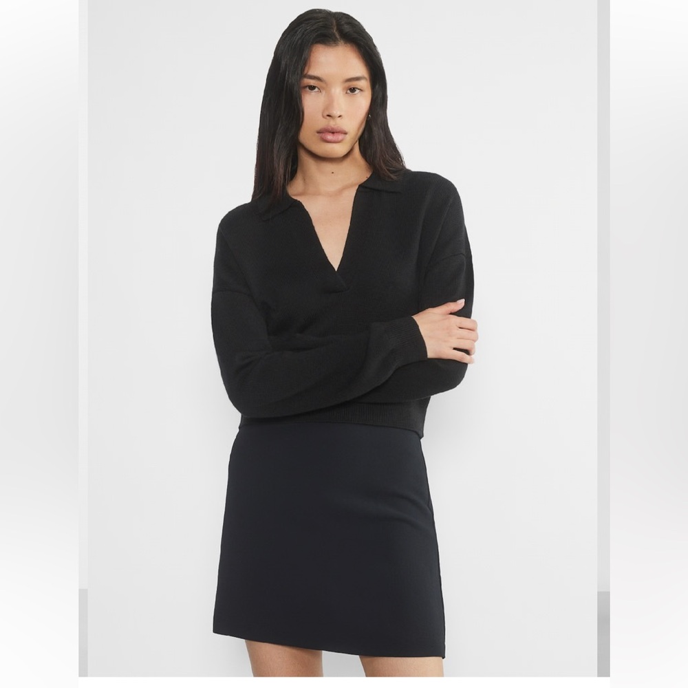 Wilfred Clara merino wool waist sweater
